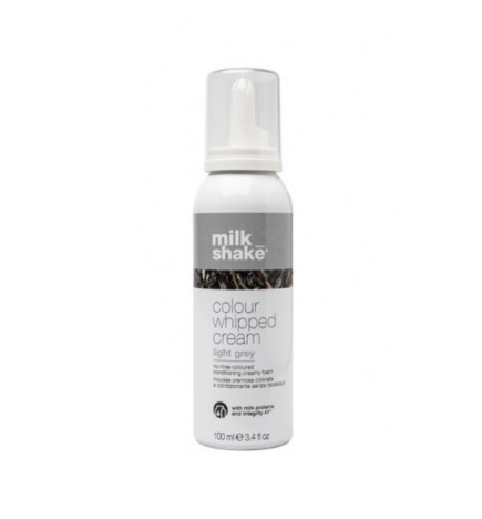 MILK SHAKE - COLOUR WHIPPED CREAM - Light Grey (100ml) Mousse cremosa colorata