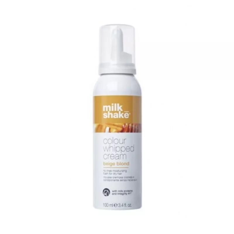 MILK SHAKE - COLOUR WHIPPED CREAM - BEIGE BLOND (100ml) Mousse cremosa colorata