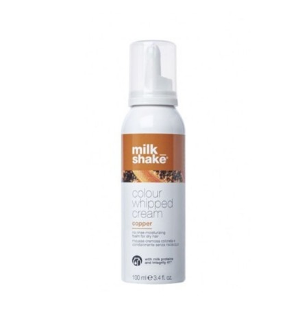 MILK SHAKE - COLOUR WHIPPED CREAM - Copper (100ml) Mousse cremosa colorata