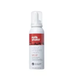 MILK SHAKE - COLOUR WHIPPED CREAM - Light Red (100ml) Mousse cremosa colorata