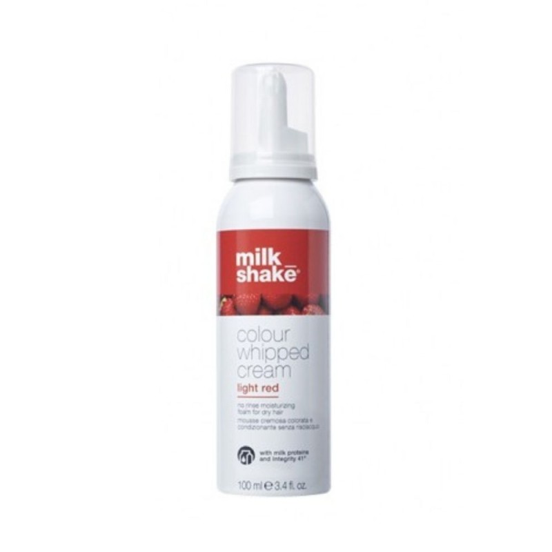 MILK SHAKE - COLOUR WHippED CREAM - Light Red (100ml) Coloured creamy mousse
