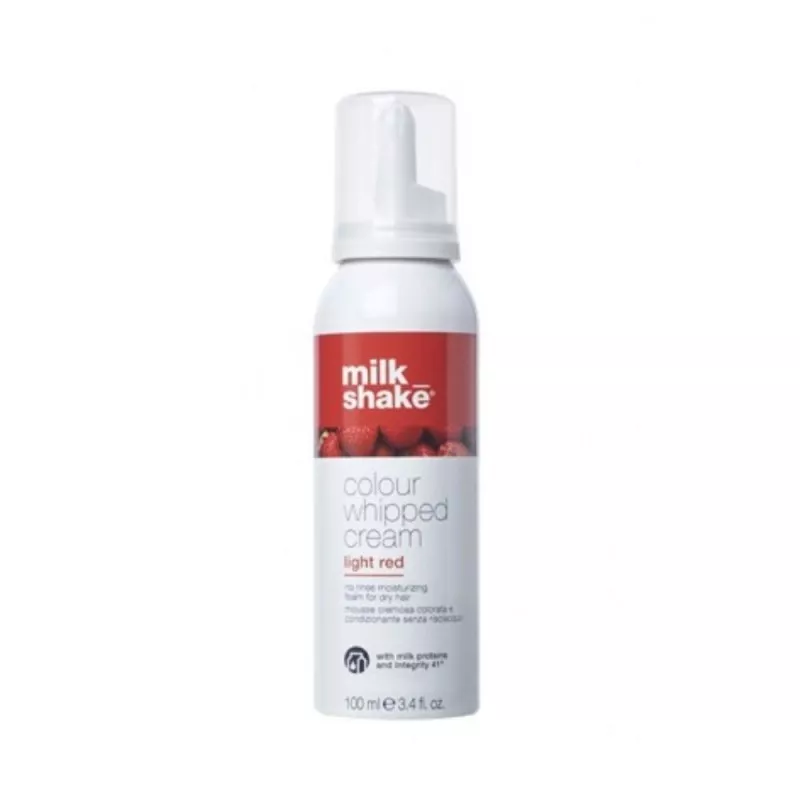 MILK SHAKE - COLOUR WHIPPED CREAM - Light Red (100ml) Mousse cremosa colorata MILK SHAKE - COLOUR WHIPPED CREAM - Light Red (100ml) Mousse cremosa colorata