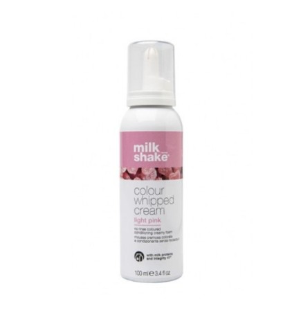 MILK SHAKE - COLOUR WHIPPED CREAM - Light Pink (100ml) Mousse cremosa colorata