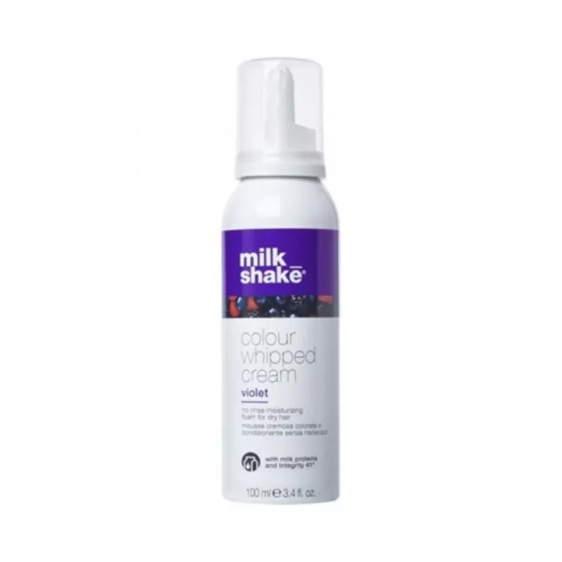 MILK SHAKE - COLOUR WHippED CREAM - Violet (100ml) Coloured creamy mousse MILK SHAKE - COLOUR WHippED CREAM - Violet (100ml) Coloured creamy mousse