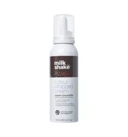 MILK SHAKE - COLOUR WHIPPED CREAM - Warm Brunette (100ml) Mousse cremosa colorata