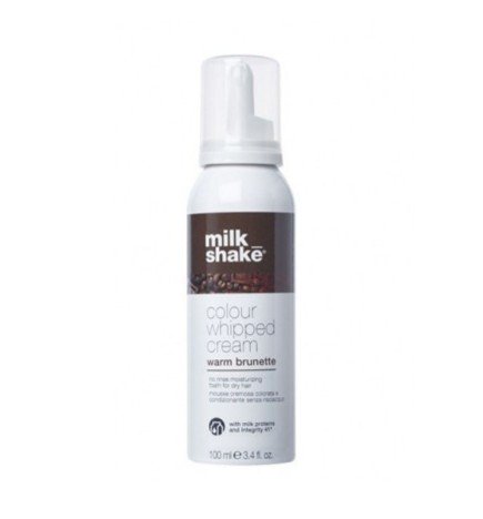 MILK SHAKE - COLOUR WHIPPED CREAM - Warm Brunette (100ml) Mousse cremosa colorata
