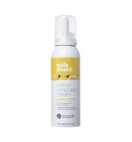 MILK SHAKE - COLOUR WHIPPED CREAM - Golden Blonde (100ml) Mousse cremosa colorata