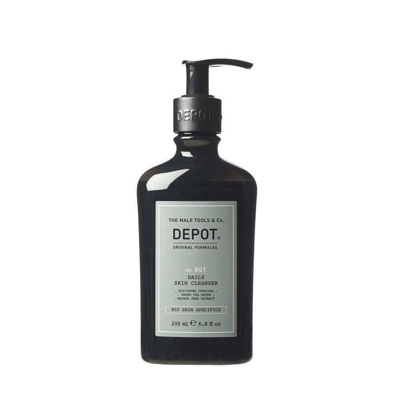 DEPOT - No. 801 DAILY SKIN CLEANSER (200ml) Carbon detergent gel