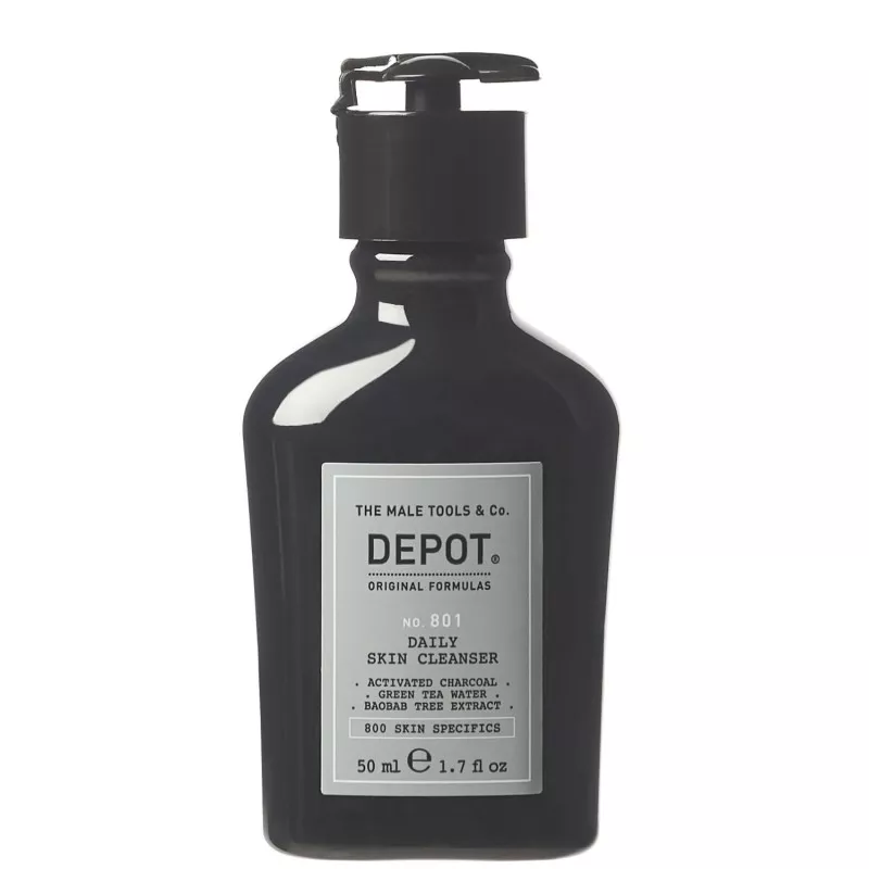 DEPOT - No. 801 DAILY SKIN CLEANSER (50ml) Carbon detergent gel DEPOT - No. 801 DAILY SKIN CLEANSER (50ml) Carbon detergent gel
