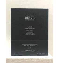DEPOT - No. 807 DEEP RELAXING FACE MASK (12pc x 13ml) Maschera distendente e rilassante