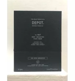 DEPOT - No. 807 DEEP RELAXING FACE MASK (12pc x 13ml) Maschera distendente e rilassante