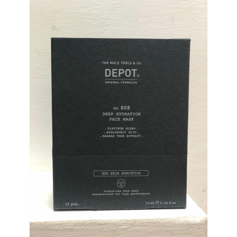 DEPOT - No. 808 DEEP HYDRATION MASK FACE (12px13ml) Deep moisturizing mask
