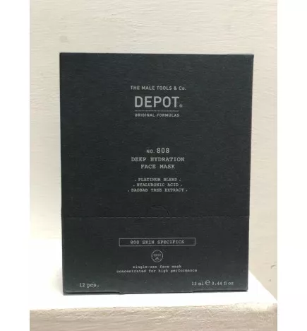 DEPOT - No. 808 DEEP HYDRATION FACE MASK (12pc x 13ml) Maschera idratante profonda