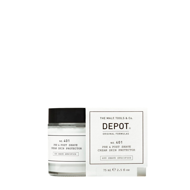 DEPOT - No. 401 PRE & POST SHAVE CREAM SKIN PROTECTOR (75ml) Post shaving cream DEPOT - No. 401 PRE & POST SHAVE CREAM SKIN PROTECTOR (75ml) Post shaving cream