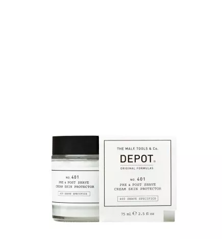 DEPOT - No.401 PRE & POST SHAVE CREAM SKIN PROTECTOR (75ml) Crema