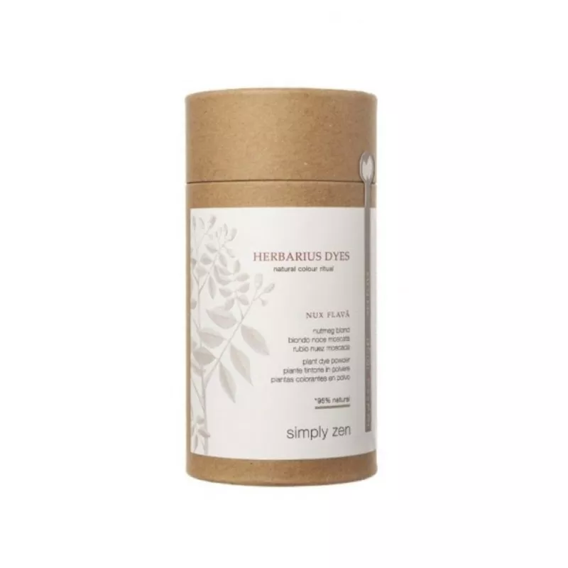 SIMPLY ZEN - HERBARIUS DYES 95% NATURAL NUX FLAVA (160g) Pianta tintoria in polvere