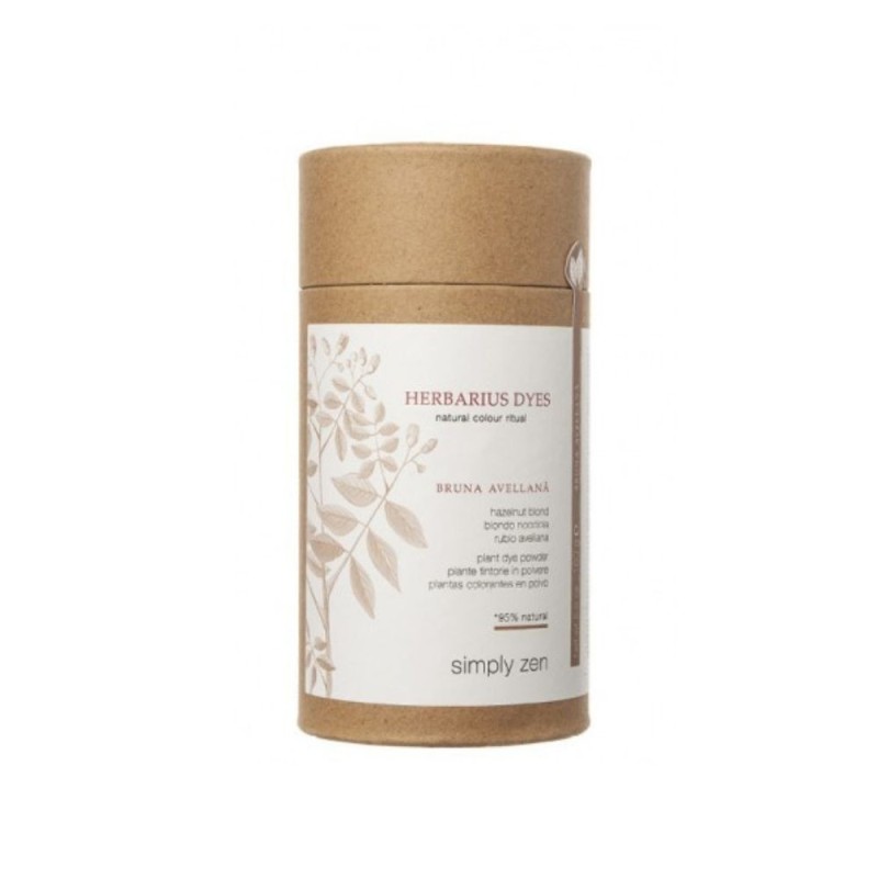 SIMPLY ZEN - HERBARIUS DYES 95% NATURAL BRUNA AVELLANA (160g) Dyeing powder plant SIMPLY ZEN - HERBARIUS DYES 95% NATURAL BRUNA AVELLANA (160g) Dyeing powder plant