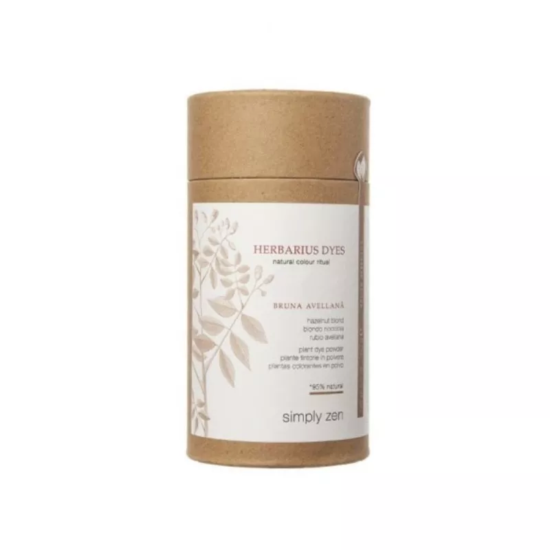 SIMPLY ZEN - HERBARIUS DYES 95% NATURAL BRUNA AVELLANA (160g) Dyeing powder plant SIMPLY ZEN - HERBARIUS DYES 95% NATURAL BRUNA AVELLANA (160g) Dyeing powder plant