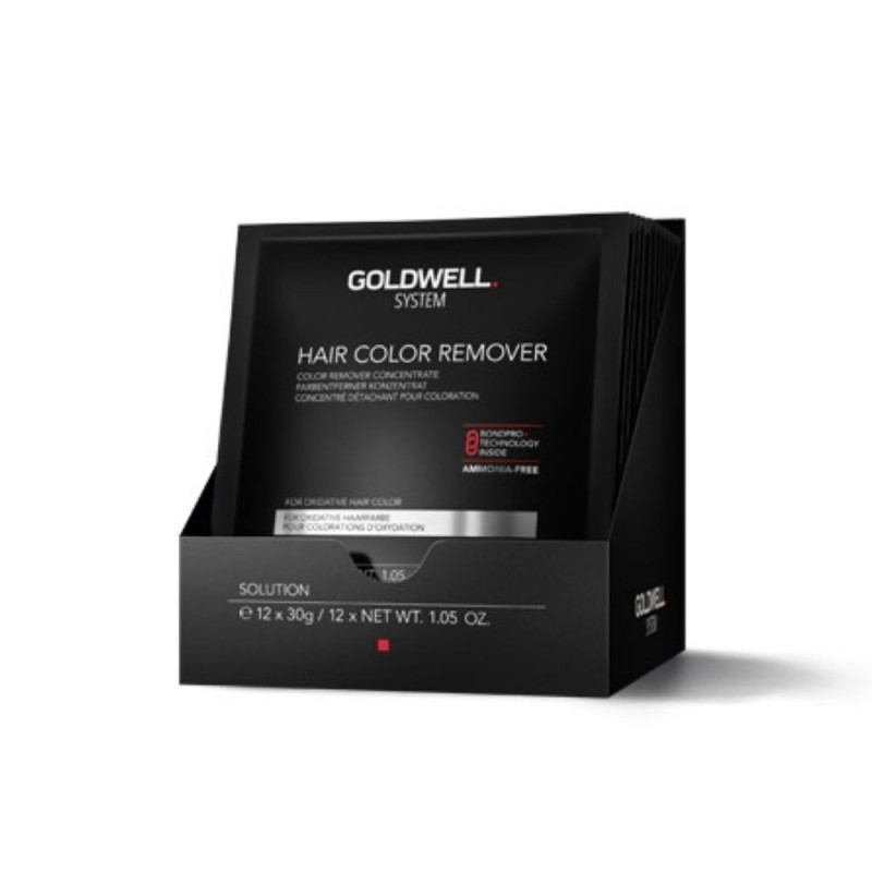 GOLDWELL SYSTEM - HAIR COLOR REMOVER (12x30g) Concentrated for color removal GOLDWELL SYSTEM - HAIR COLOR REMOVER (12x30g) Concentrated for color removal