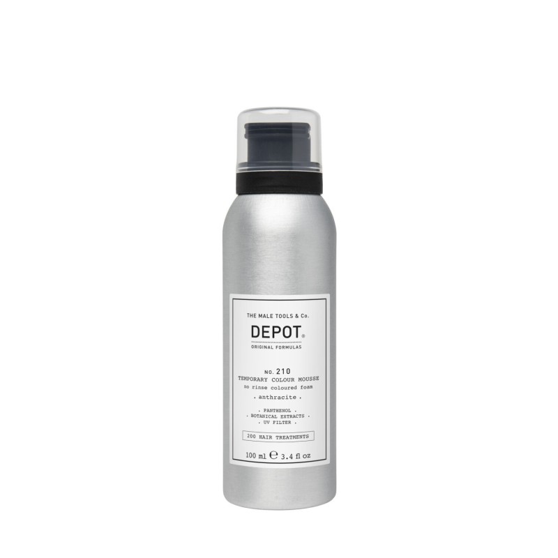 DEPOT - No. 210 TEMPORARY COLOUR MOUSSE (100ml) Coloured foam DEPOT - No. 210 TEMPORARY COLOUR MOUSSE (100ml) Coloured foam