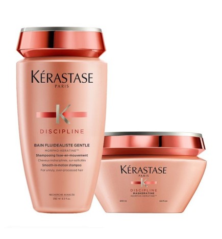 KÉRASTASE - DISCIPLINE KIT BAIN FLUIDEALISTE GENTLE + MASKERATINE