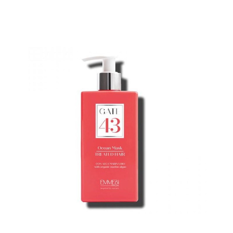 EMMEBI ITALY - GATE WASH OCEAN 43 TREATED HAIR MASK (200ml) Treated hair mask EMMEBI ITALY - GATE WASH OCEAN 43 TREATED HAIR MASK (200ml) Treated hair mask