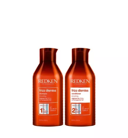 REDKEN - FRIZZ DISMISS SHAMPOO e BALSAMO (300ml) Shampoo e balsamo anti crespo