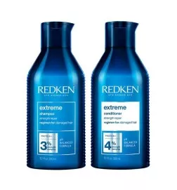REDKEN - EXTREME SET SHAMPOO e BALSAMO (300ml) Shampoo e balsamo per capelli danneggiati