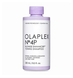 OLAPLEX - N.4P BLONDE ENHANCER TONING SHAMPOO (250ml) Shampoo per capelli biondi, grigi