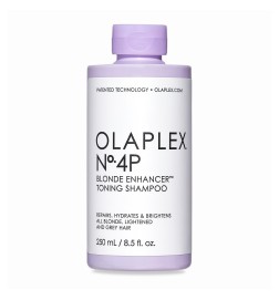 OLAPLEX - N.4P BLONDE ENHANCER TONING SHAMPOO (250ml) Shampoo per capelli biondi, grigi