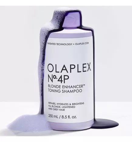 OLAPLEX - N.4P BLONDE ENHANCER TONING SHAMPOO (250ml) Shampoo per capelli biondi, grigi