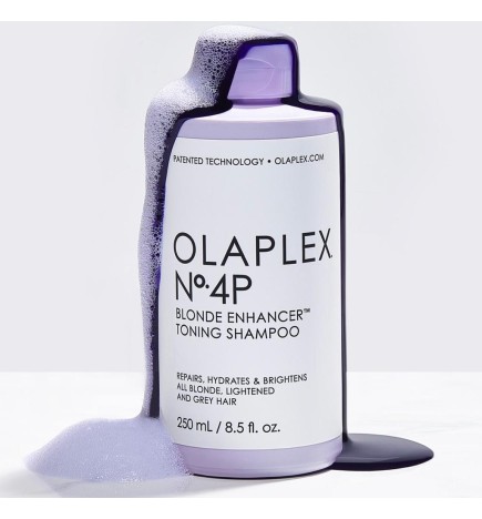 OLAPLEX - N.4P BLONDE ENHANCER TONING SHAMPOO (250ml) Shampoo per capelli biondi, grigi