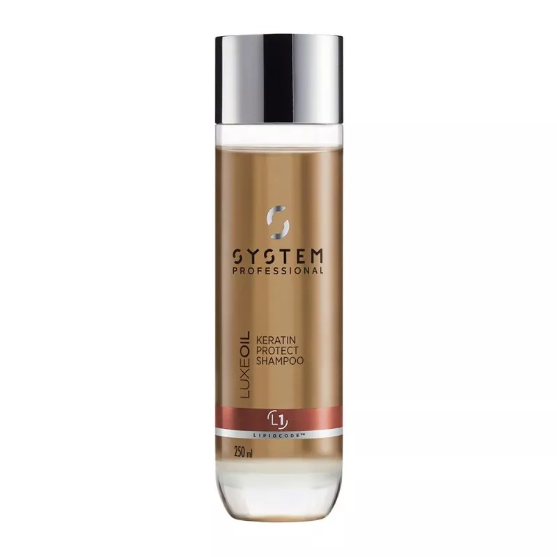 SYSTEM PROFESSIONAL - LUXEOIL Keratin Protect Shampoo L1 (250ml) Shampoo lussuoso SYSTEM PROFESSIONAL - LUXEOIL Keratin Protect Shampoo L1 (250ml) Shampoo lussuoso