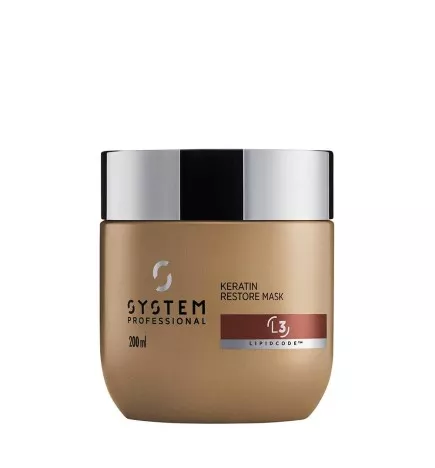 SYSTEM PROFESSIONAL - LUXEOIL Keratin Mask L3 (200ml) Maschera ristrutturante