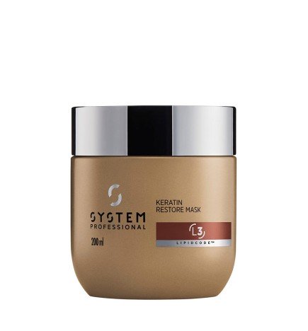 SYSTEM PROFESSIONAL - LUXEOIL Keratin Mask L3 (200ml) Maschera ristrutturante