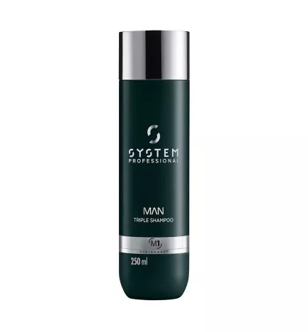 SYSTEM PROFESSIONAL - MAN TRIPLE SHAMPOO M1 (250ml) Shampoo multiuso