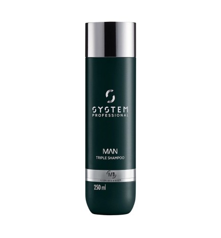 SYSTEM PROFESSIONAL - MAN TRIPLE SHAMPOO M1 (250ml) Shampoo multiuso