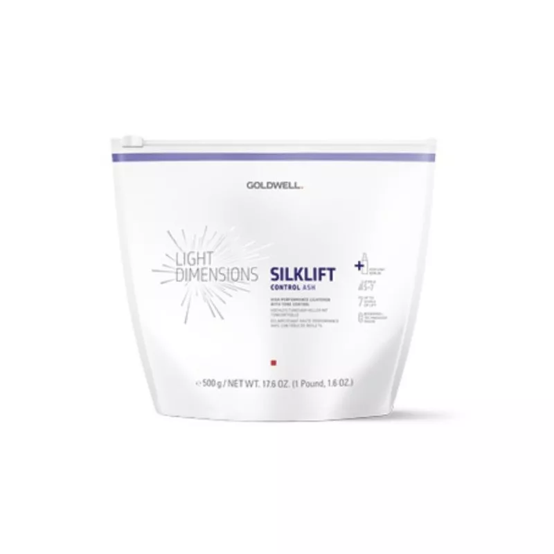 GOLDWELL - SILKLIFT CONTROL ASH Levels 5-7 (500g) Decolorante 5-7 livelli