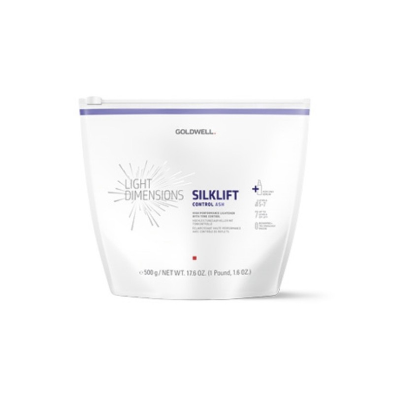 GOLDWELL - SILKLIFT CONTROL ASH Levels 5-7 (500g) Discolorant 5-7 levels GOLDWELL - SILKLIFT CONTROL ASH Levels 5-7 (500g) Discolorant 5-7 levels
