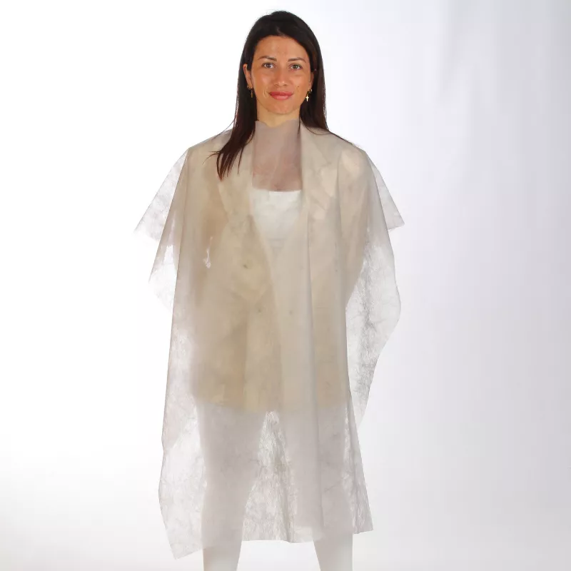 KIMONO - MANTELLE MONOUSO PARRUCCHIERE - GRIGIA (100pz)