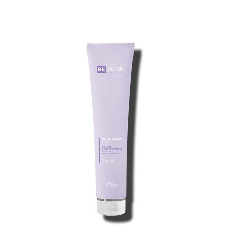 EMMEBI ITALY - BE Blonde Silver Shine ANTI YELLOW MASK (200ml) Intensive mask blonde hair EMMEBI ITALY - BE Blonde Silver Shine ANTI YELLOW MASK (200ml) Intensive mask blonde hair