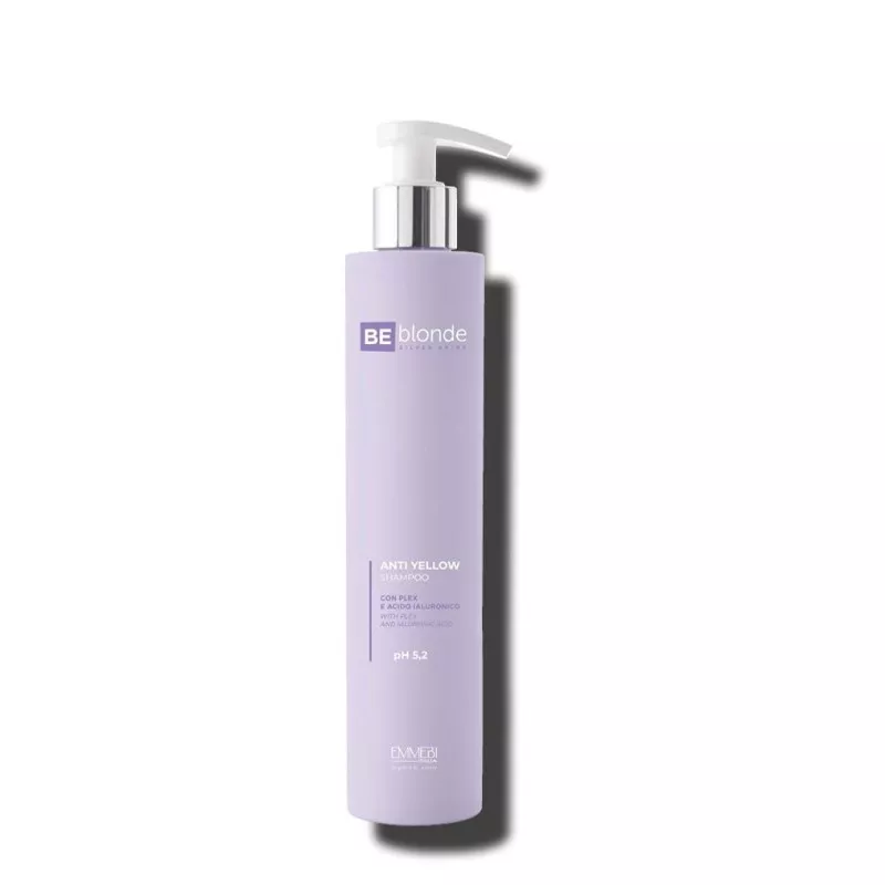 EMMEBI ITALIA - BE Blonde Silver Shine ANTI YELLOW SHAMPOO (250ml) Shampoo anti giallo