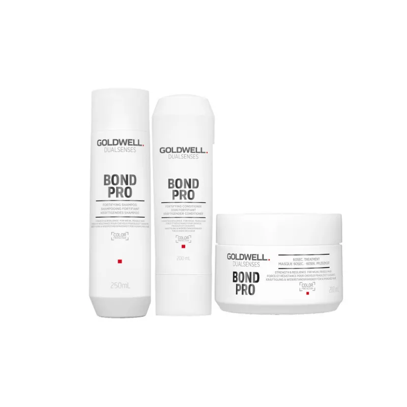 GOLDWELL - DUALSENSES BOND PRO KIT FORTIFYING SHAMPOO - CONDITIONER - MASK