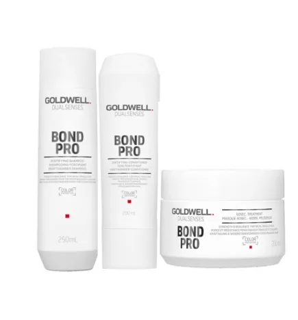 GOLDWELL - DUALSENSES BOND PRO KIT FORTIFYING SHAMPOO - CONDITIONER - MASK